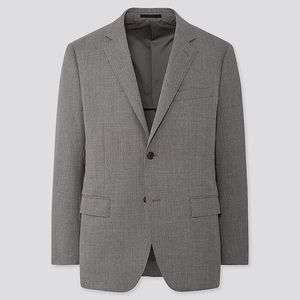 Brand new Uniqlo slim fit stretch wool mens blazer